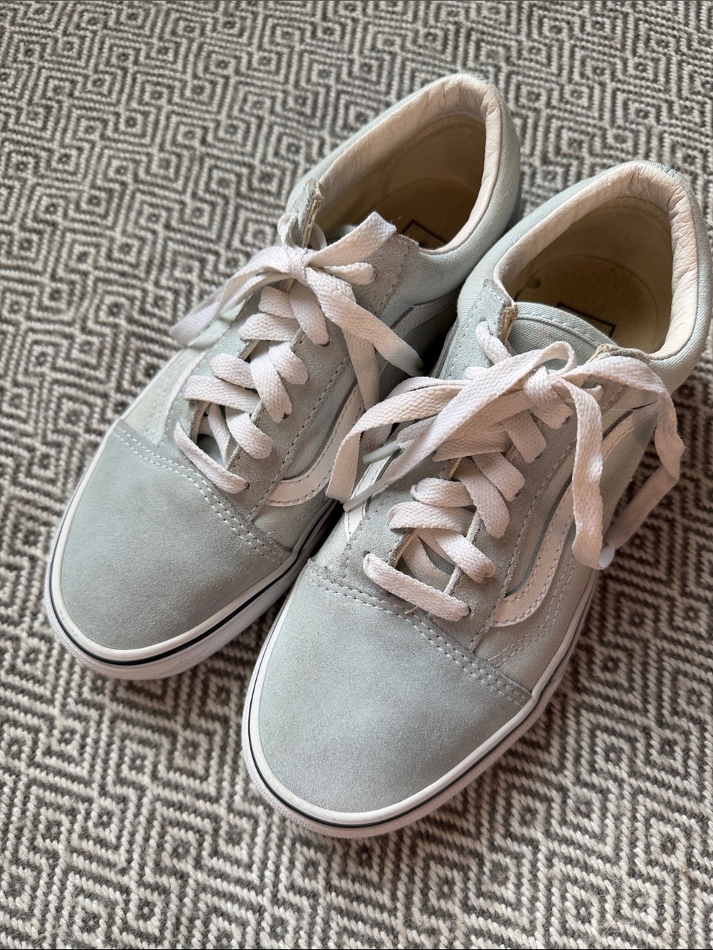 Vans Old Skool sneakers in a light grey-green Size U.S Man 5.5/Women 7